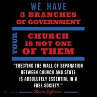 Separation Of Church And State Defend Our Democracy Sustainable Bucket Hat