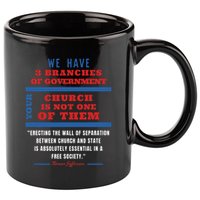 Separation Of Church And State Defend Our Democracy 11oz C Handle Ceramic Mug