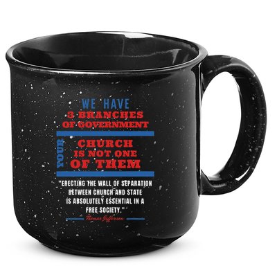 Separation Of Church And State Defend Our Democracy 15oz Campfire Ceramic Mug