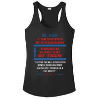 Separation Of Church And State Defend Our Democracy Ladies PosiCharge Competitor Racerback Tank