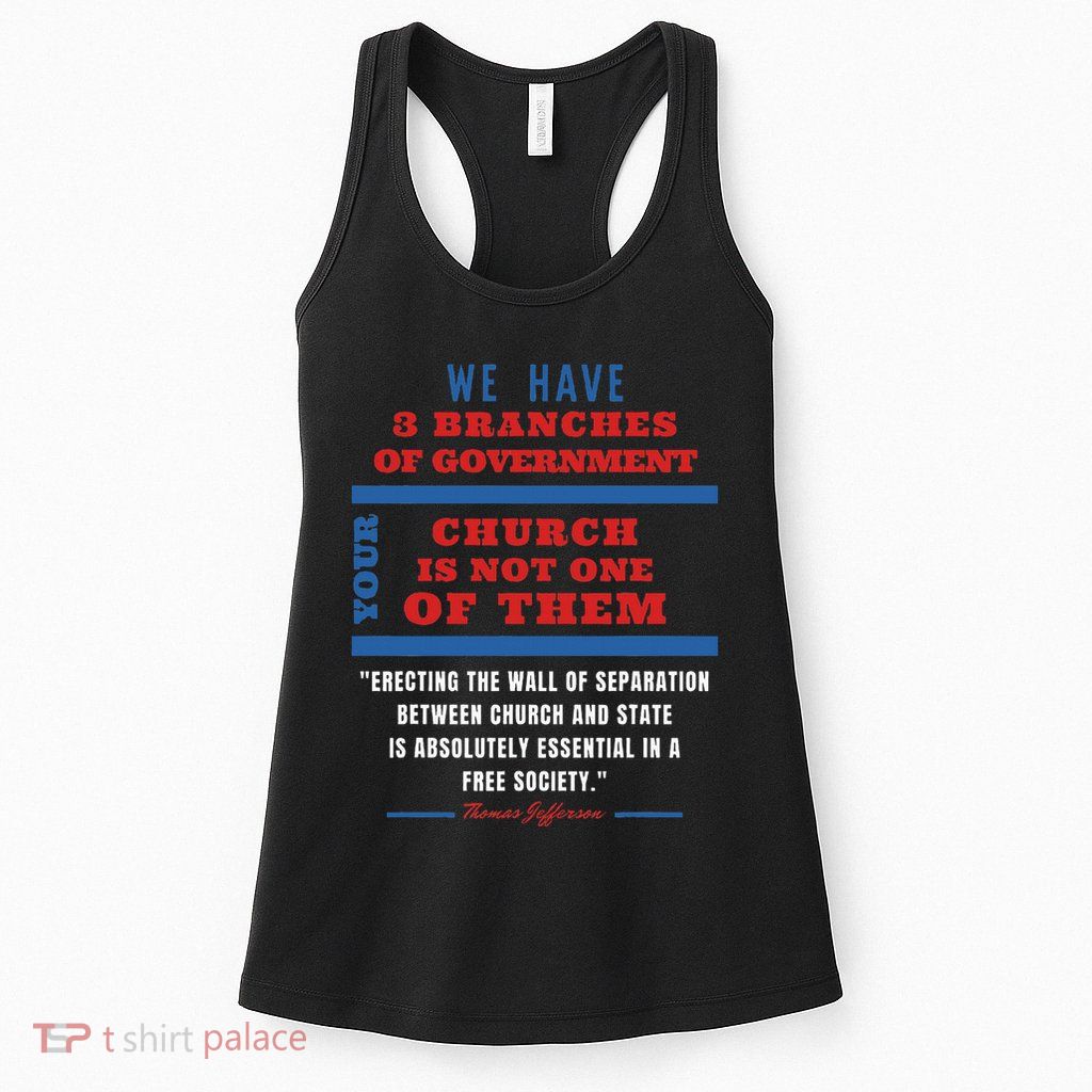 Separation Of Church And State Defend Our Democracy Womens Tank Top