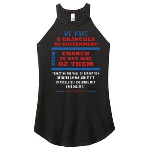 Separation Of Church And State Defend Our Democracy Women's Perfect Tri Rocker Tank