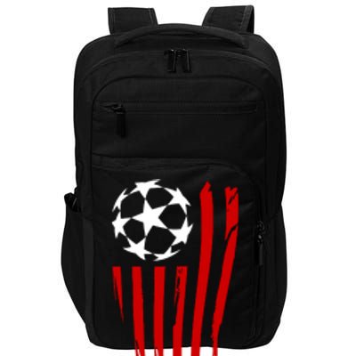 Soccer Ball American Flag Impact Tech Backpack