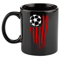 Soccer Ball American Flag 11oz C Handle Ceramic Mug