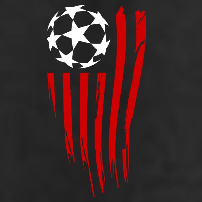 Soccer Ball American Flag 11oz C Handle Ceramic Mug