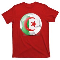 Soccer Ball Country Flag Algeria T-Shirt