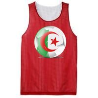 Soccer Ball Country Flag Algeria Mesh Reversible Basketball Jersey Tank