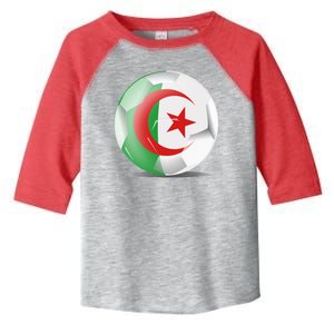 Soccer Ball Country Flag Algeria Toddler Fine Jersey T-Shirt