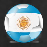 Soccer Ball Country Flag Argentina 7 Panel Mesh Trucker Snapback Hat