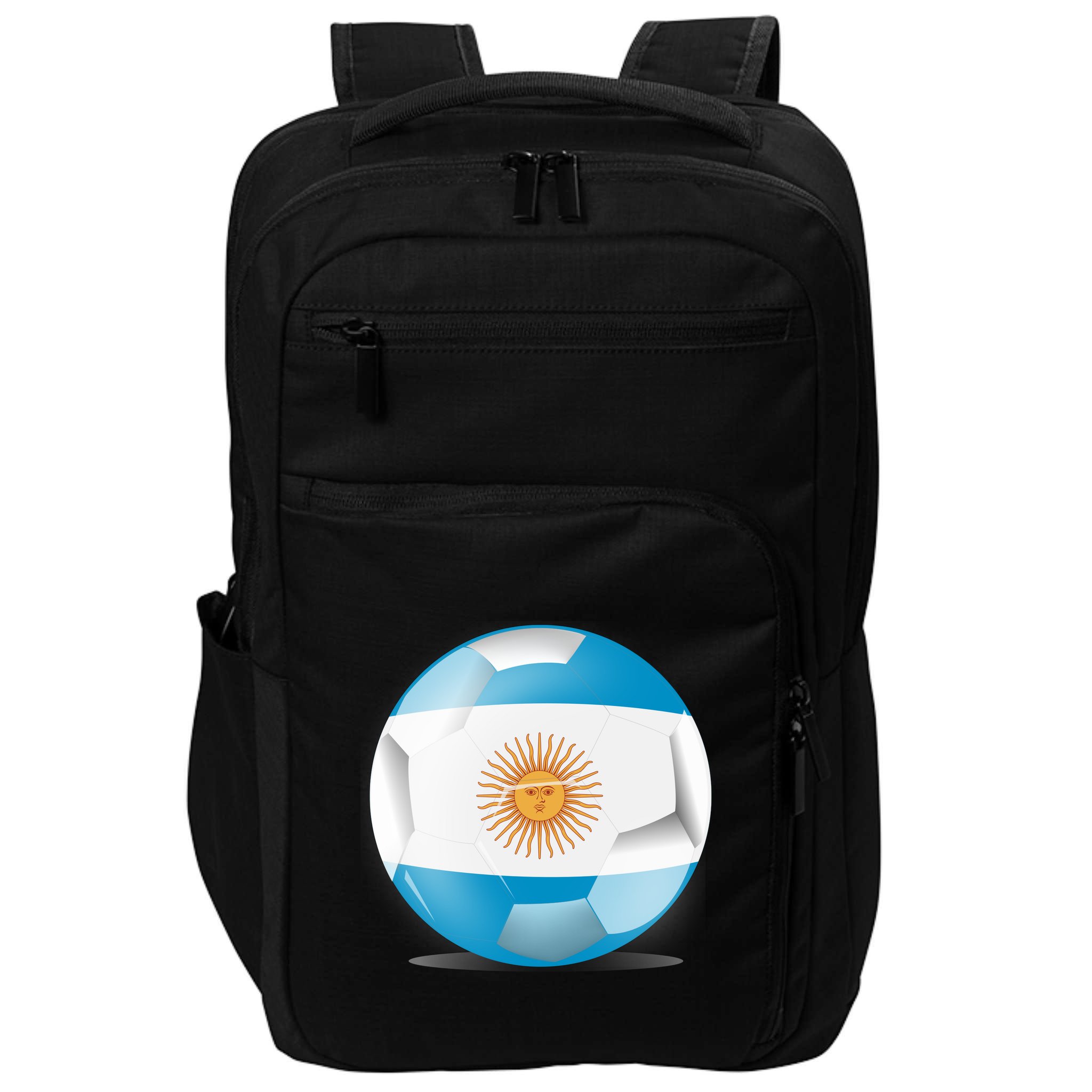Soccer Ball Country Flag Argentina Impact Tech Backpack