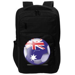 Soccer Ball Country Flag Australia Impact Tech Backpack