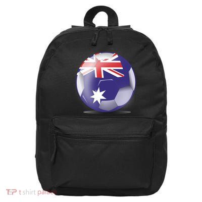 Soccer Ball Country Flag Australia 16 in Basic Backpack