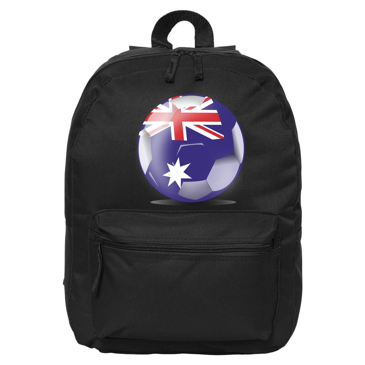 Soccer Ball Country Flag Australia 16 in Basic Backpack