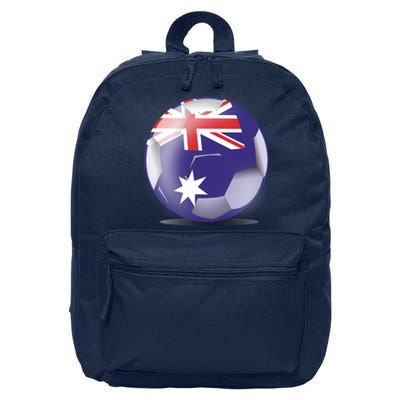 Soccer Ball Country Flag Australia 16 in Basic Backpack