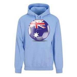 Soccer Ball Country Flag Australia Unisex Surf Hoodie