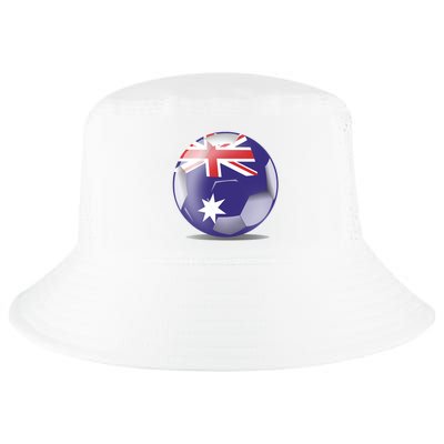 Soccer Ball Country Flag Australia Cool Comfort Performance Bucket Hat