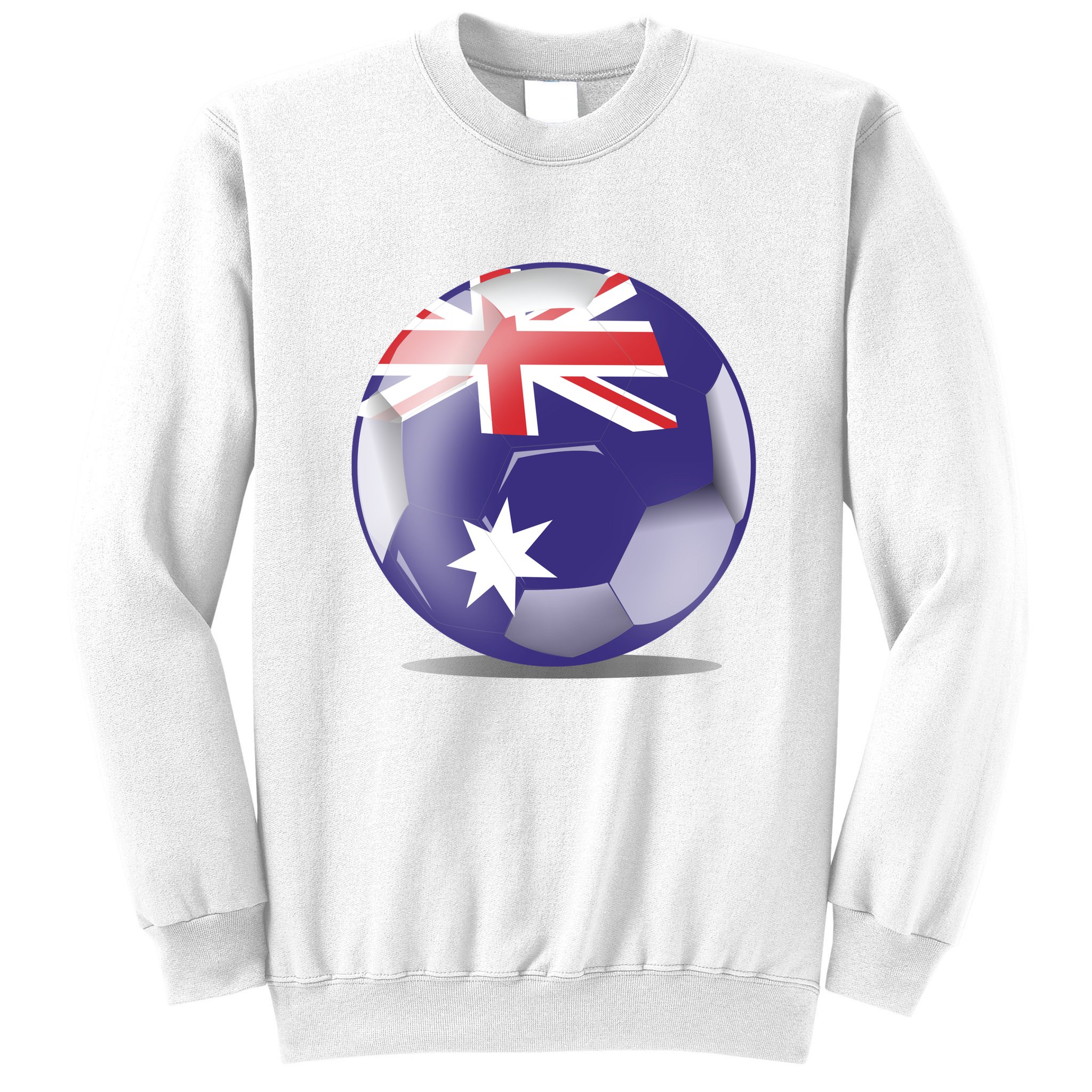 Soccer Ball Country Flag Australia Sweatshirt