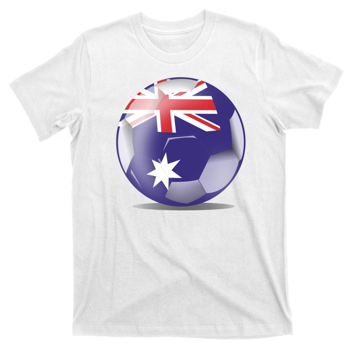 Soccer Ball Country Flag Australia T-Shirt