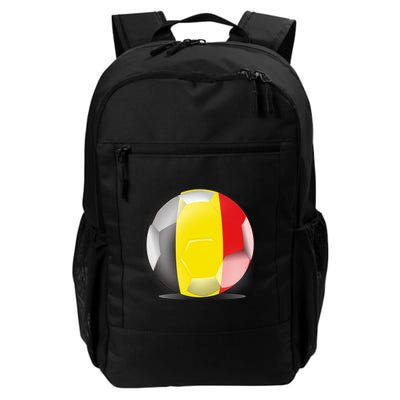 Soccer Ball Country Flag Belgium Backpack