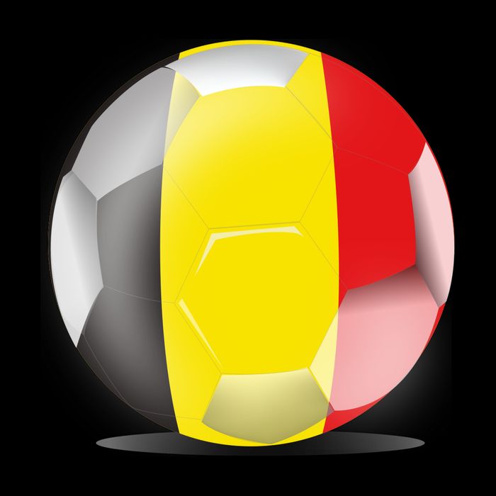 Soccer Ball Country Flag Belgium Backpack