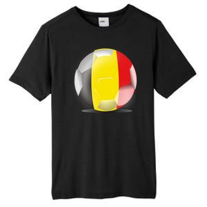 Soccer Ball Country Flag Belgium Tall Fusion ChromaSoft Performance T-Shirt