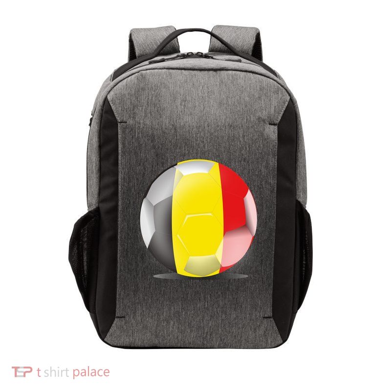 Soccer Ball Country Flag Belgium Vector Backpack