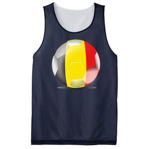 Soccer Ball Country Flag Belgium Mesh Reversible Basketball Jersey Tank