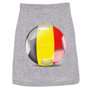 Soccer Ball Country Flag Belgium Doggie Tank