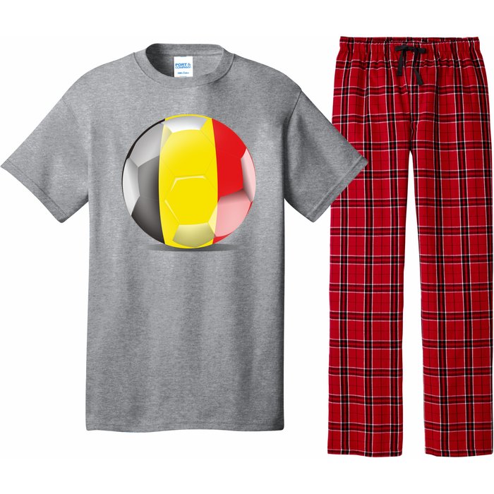 Soccer Ball Country Flag Belgium Pajama Set