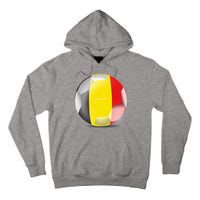 Soccer Ball Country Flag Belgium Tall Hoodie