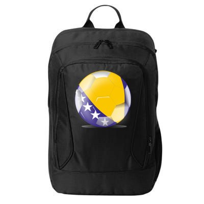 Soccer Ball Country Flag Bosnia Herzegovina City Backpack