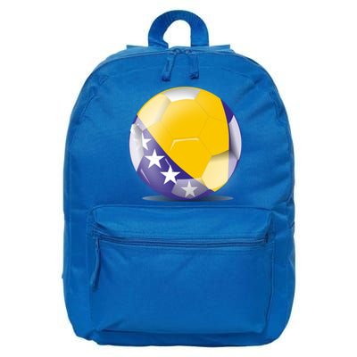 Soccer Ball Country Flag Bosnia Herzegovina 16 in Basic Backpack