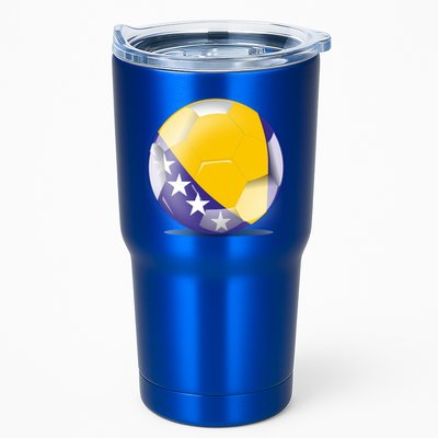 Soccer Ball Country Flag Bosnia Herzegovina Tumbler