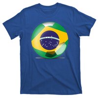 Soccer Ball Country Flag Brazil T-Shirt