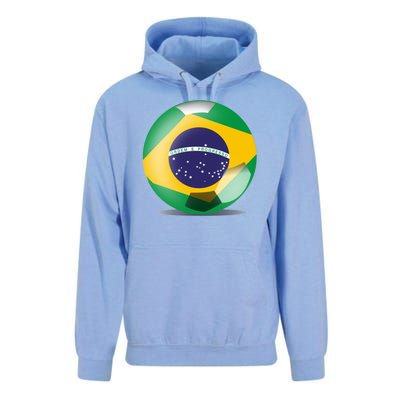 Soccer Ball Country Flag Brazil Unisex Surf Hoodie