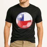 Soccer Ball Country Flag Chile Cooling Performance Crew T-Shirt