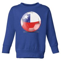 Soccer Ball Country Flag Chile Toddler Sweatshirt