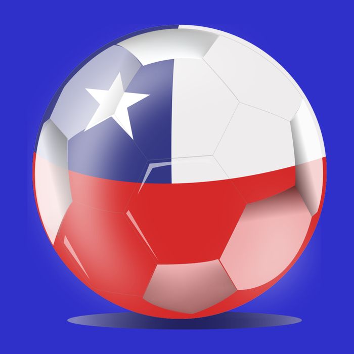 Soccer Ball Country Flag Chile Zip Tote Bag