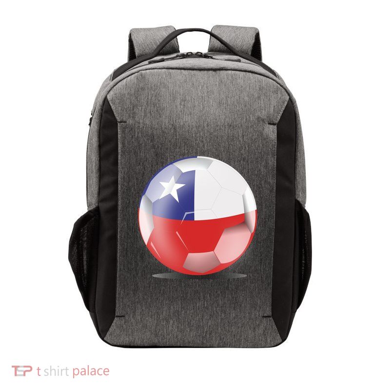 Soccer Ball Country Flag Chile Vector Backpack
