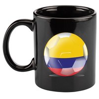 Soccer Ball Country Flag Colombia 11oz C Handle Ceramic Mug
