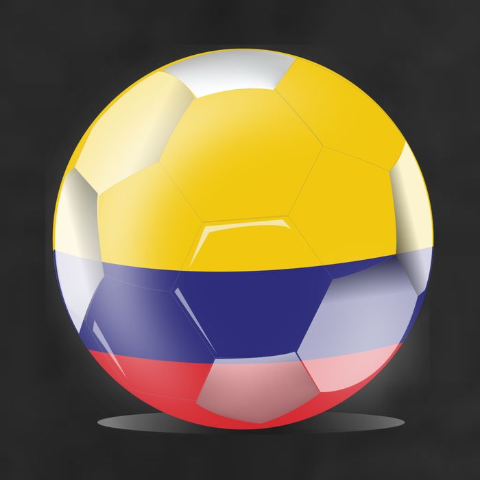 Soccer Ball Country Flag Colombia 11oz C Handle Ceramic Mug