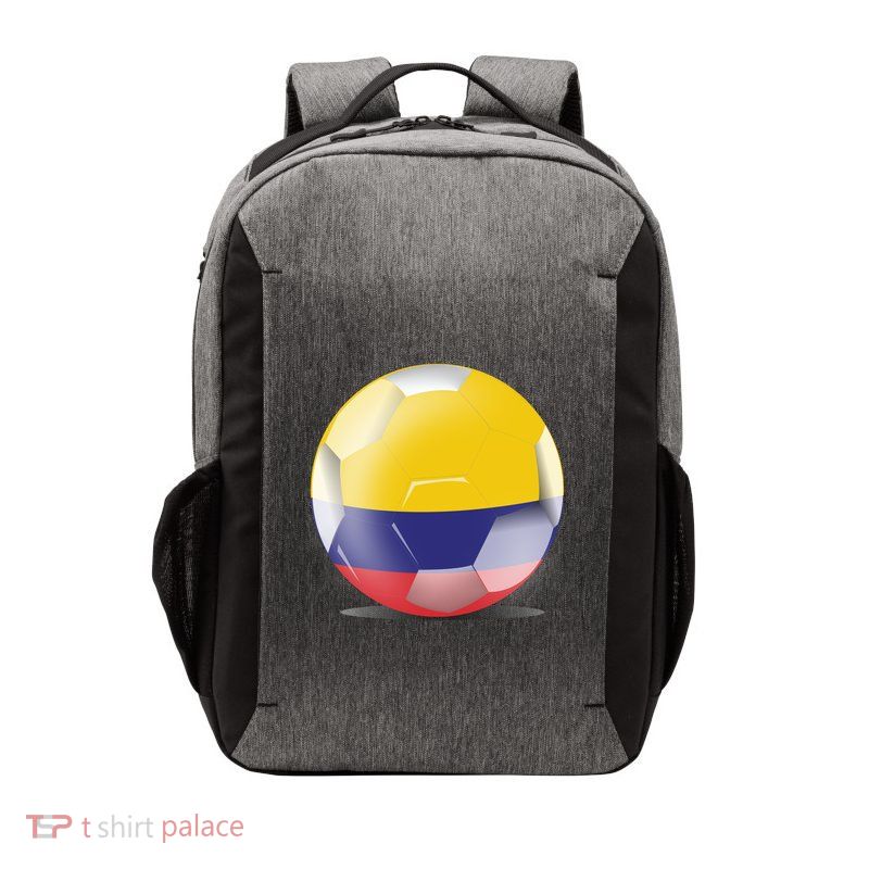 Soccer Ball Country Flag Colombia Vector Backpack