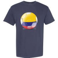 Soccer Ball Country Flag Colombia Garment-Dyed Heavyweight T-Shirt