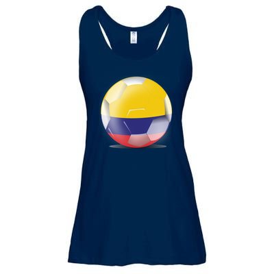 Soccer Ball Country Flag Colombia Ladies Essential Flowy Tank