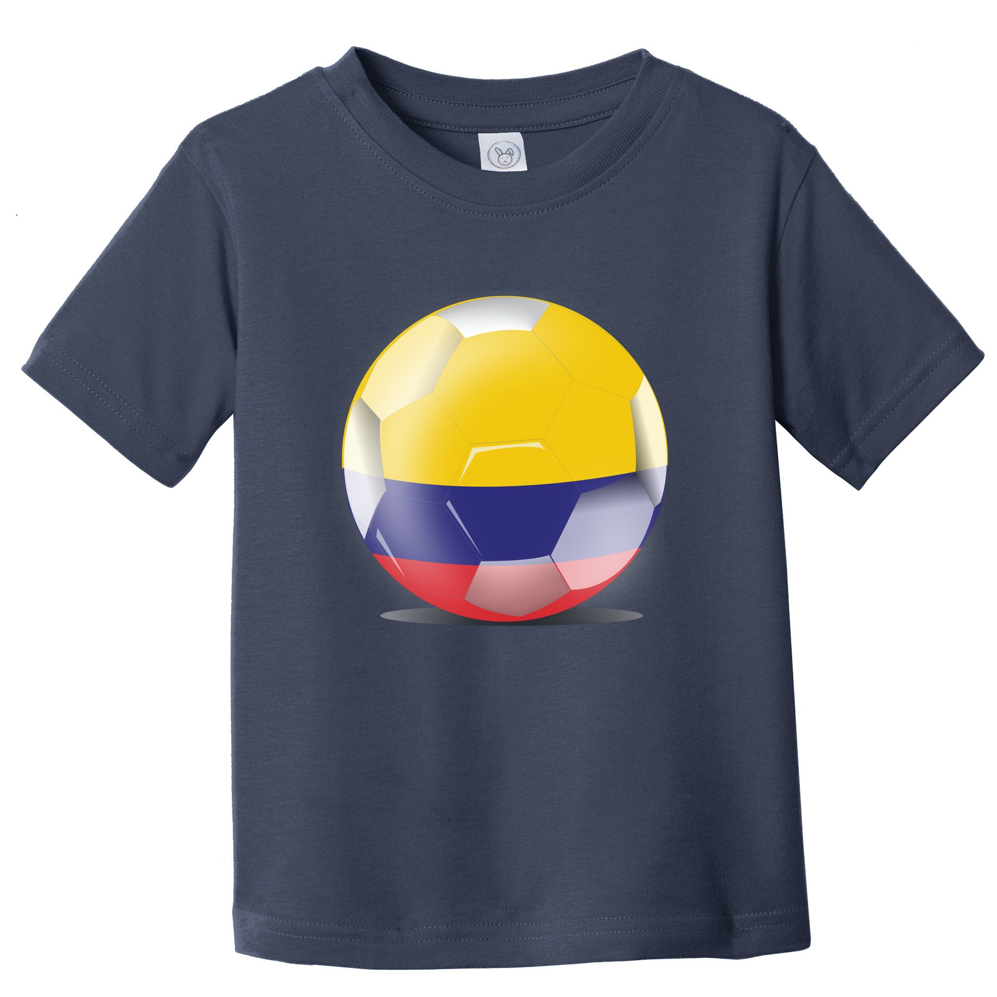 Soccer Ball Country Flag Colombia Toddler T-Shirt