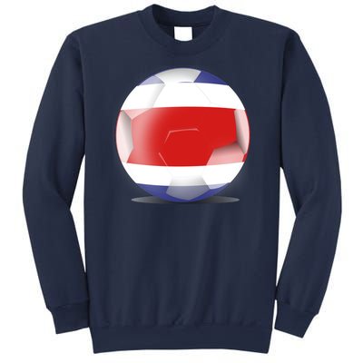 Soccer Ball Country Flag Costa Rica Sweatshirt