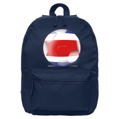 Soccer Ball Country Flag Costa Rica 16 in Basic Backpack