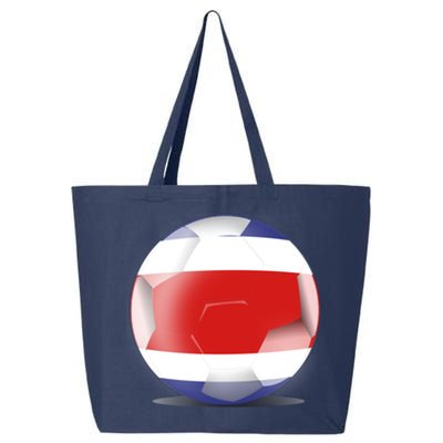 Soccer Ball Country Flag Costa Rica 25L Jumbo Tote