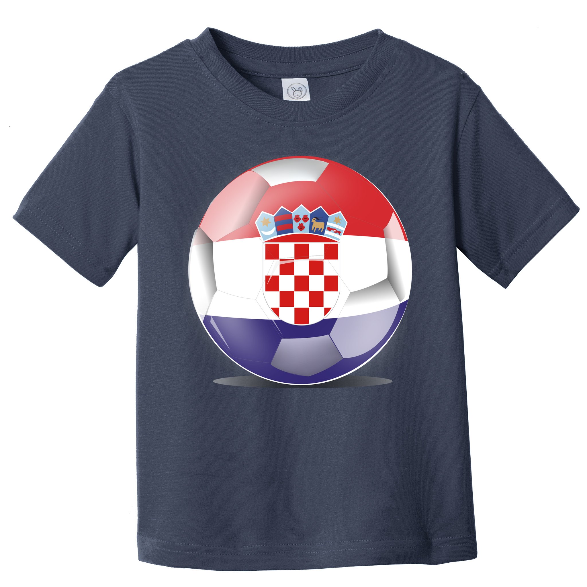 Soccer Ball Country Flag Croatia Toddler T-Shirt