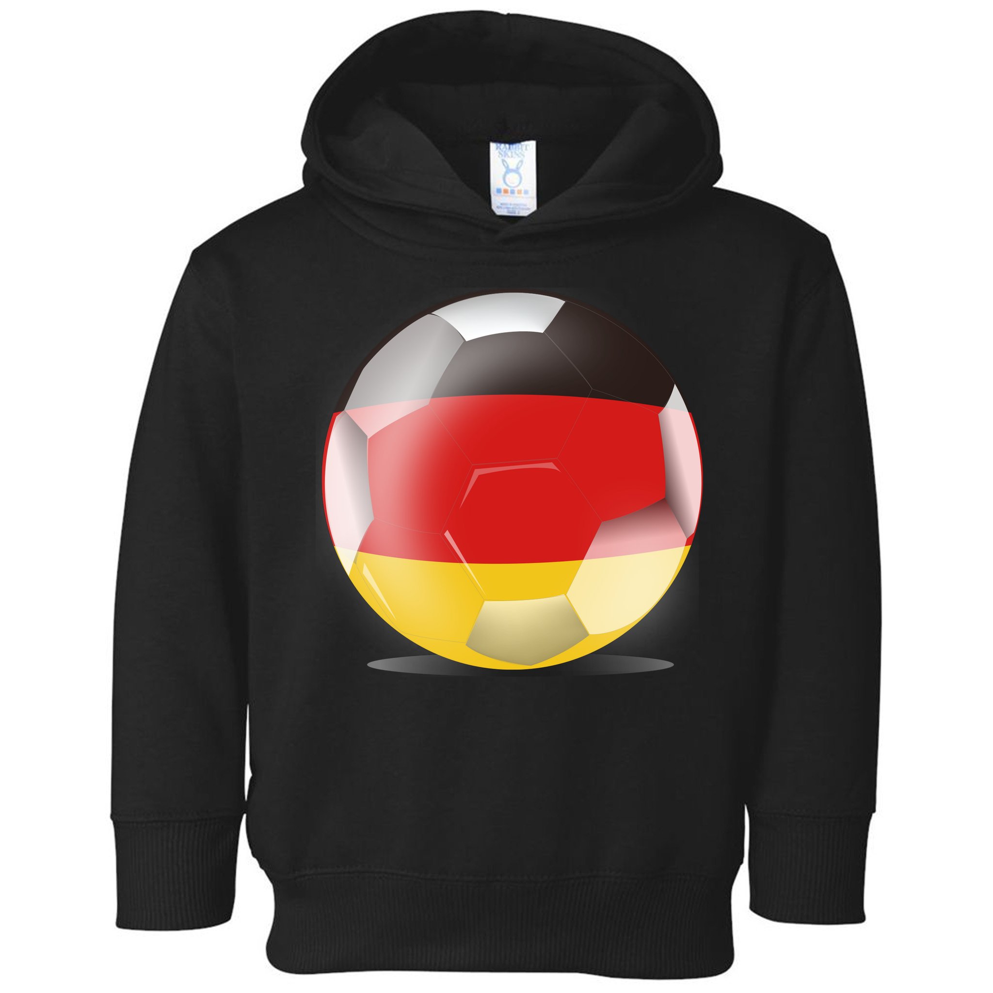 Soccer Ball Country Flag Germany Toddler Hoodie